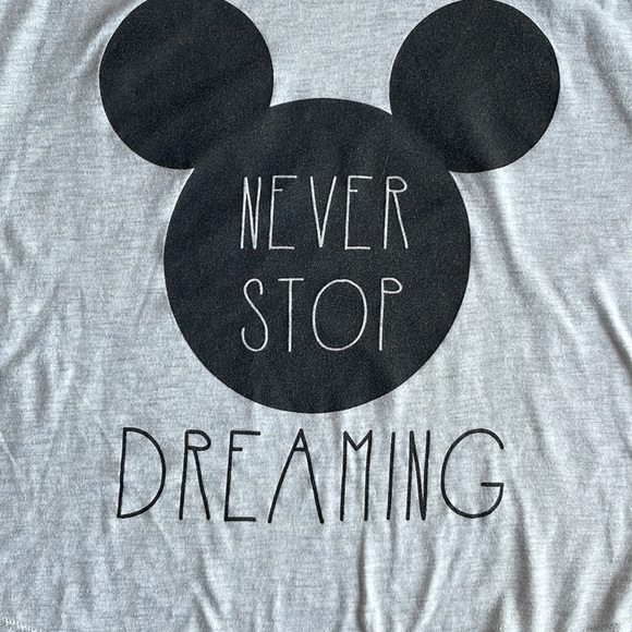 DISNEY Never Stop Dreaming Fringe Tank Size M NWT - Picture 3 of 6